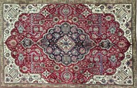 BEAUTIFUL HAND KNOTTED PERSIAN WOOL TABRIZ RUG