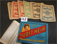 Vintage Lost Heir Cards & Case