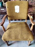 Armchair - wear on wood & upholstery