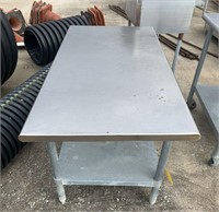 Stainless Steel Table 60" x 30" x 26"