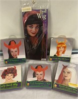 6 Devil Women Adult Wigs