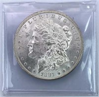 1881 Morgan Silver Dollar, High Grade w/ Luster