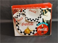 Vintage Coca Cola 12 Piece Dinnerware Set