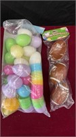 Large Lot of Plastic Easter Eggs