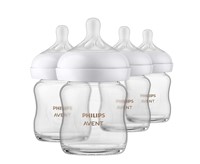 4-Pk Philips AVENT Glass Natural Baby Bottles
