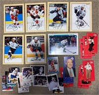 HOCKEY: 27 x Large HALL OF FAMER Cards