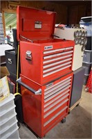 US General Red 2-piece Toolbox - No Contents