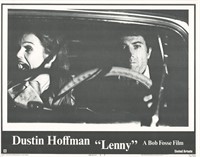 Lenny 1974 original vintage lobby card