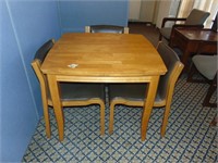 Square Table with (3) Chairs