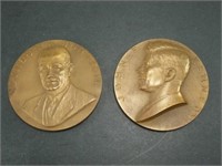 Pair of Presidential Inaugural Medals - 3" Medals