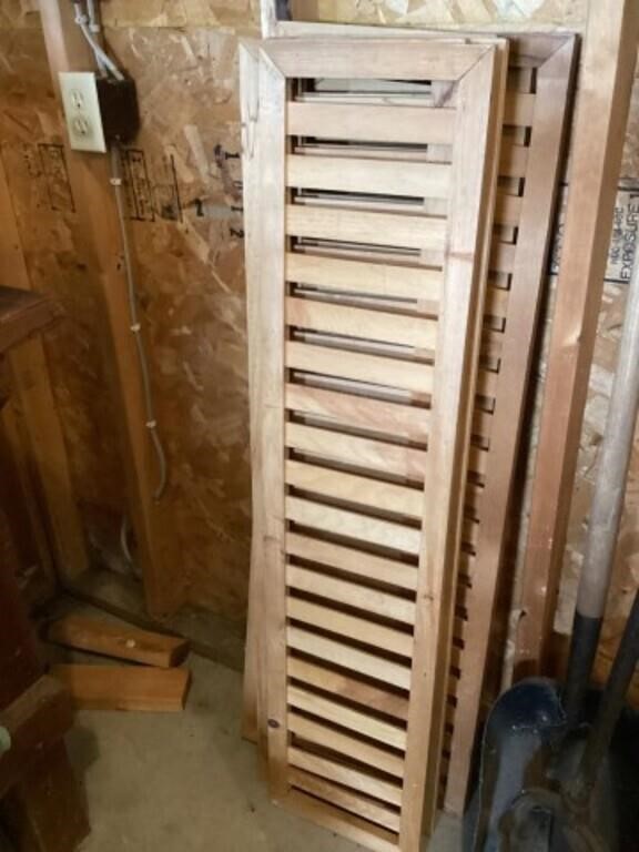 Seven shutters 11 x 48 tall