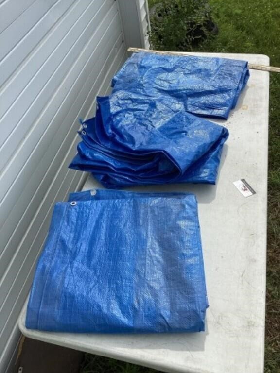 Tarps unknown size or condition