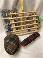 June Tailor thread holder, pin cushions,