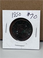 1850 large cent