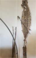 Group of African Decor and Spears