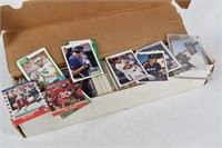 Box of Baseball & Football Cards 1990 to 1992