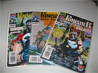 Lot of 3 Marvel Punisher in Spanish Comic Books