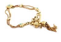 Victorian rose gold Albertina chain