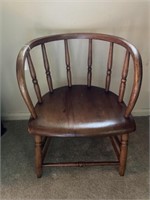 Antique Barrel Back Chair