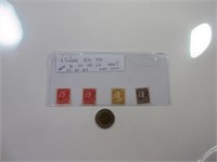 4 timbres 1930 mint 100% gum