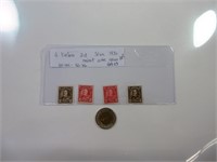 4 timbres 1930 mint 100% gum