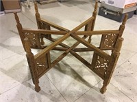 CARVED WOOD FOLDING STAND?