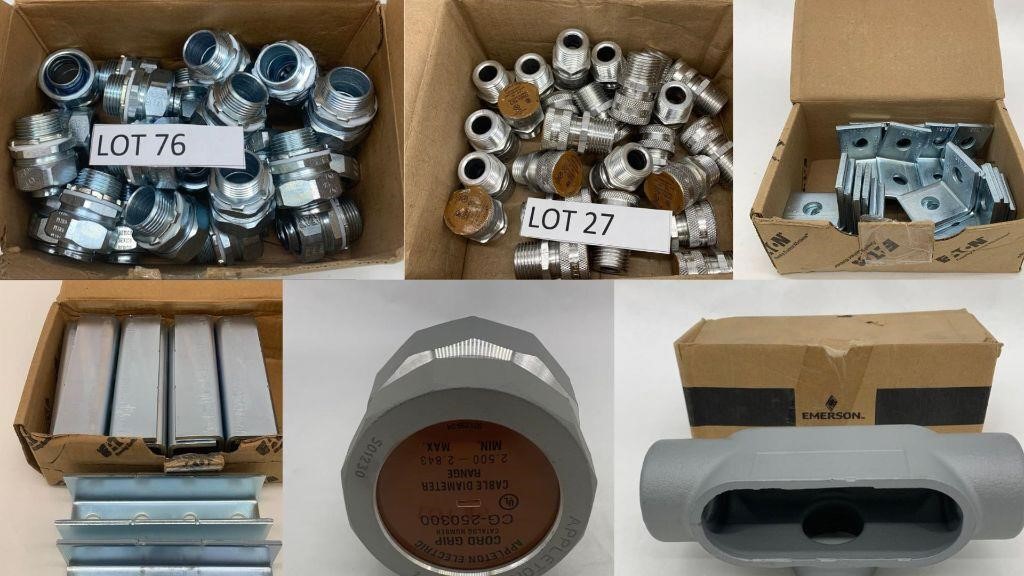 Comprehensive Electrical Parts Auction 113 High-Quality Lots