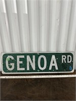 Vintage Metal Street Marker Sign