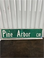 Vintage Metal Street Marker Sign