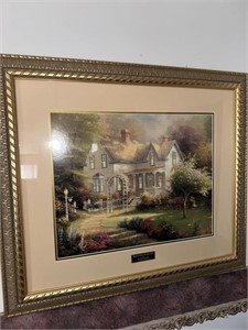 "Home Is Where The Heart Is" Thomas Kinkade Pictur
