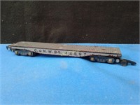 RARE Am. Flyer #42597 PRESSED WOOD Flatcar