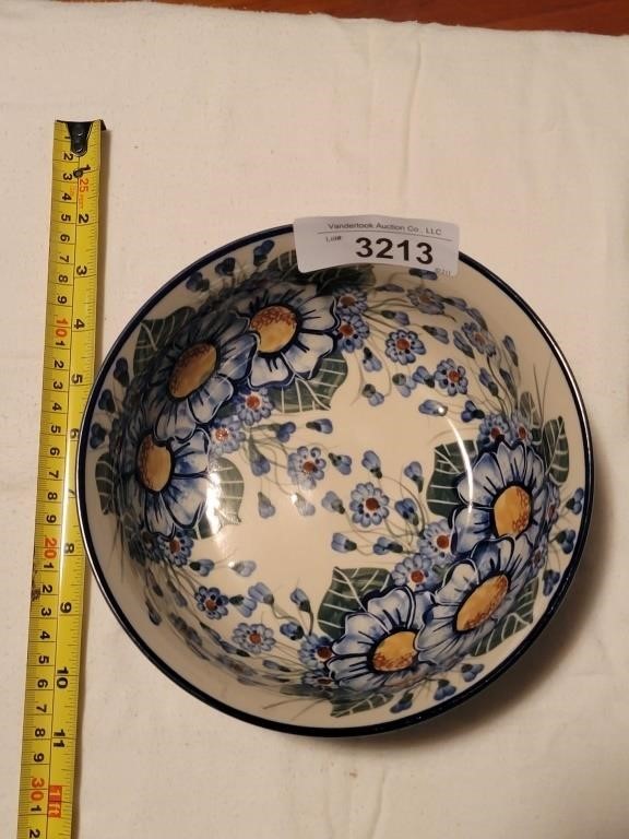 Vintage Hand Signed Unikat Pottery Bowl