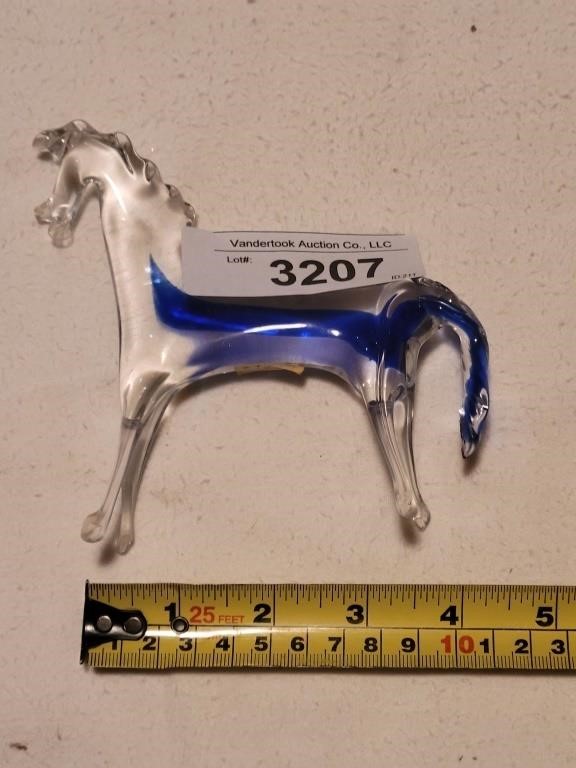 Vintage Murano Blown Glass Horse