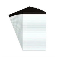 Staples Notepads 8.5  x 14  Wide White 50 Sh/Pad 1