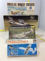 Aircraft weapons and Plane model kits in original