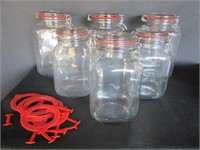 Sealed Storage Jars & Bin