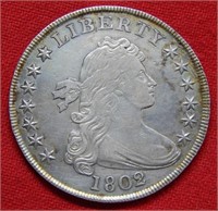 1802 Bust Silver Dollar