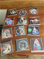 collectable Space patches in cases