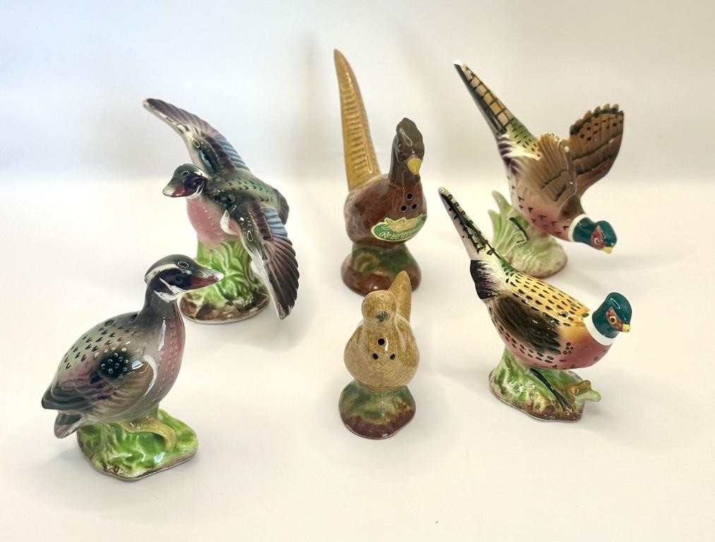 Pheasant Collectible Salt and Pepper shakers