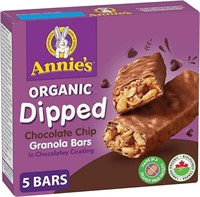 ANNIE'S Chocolate Chip Granola Bars, Organic, No