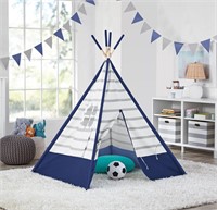 Indoor Play Tent Navy/Grey