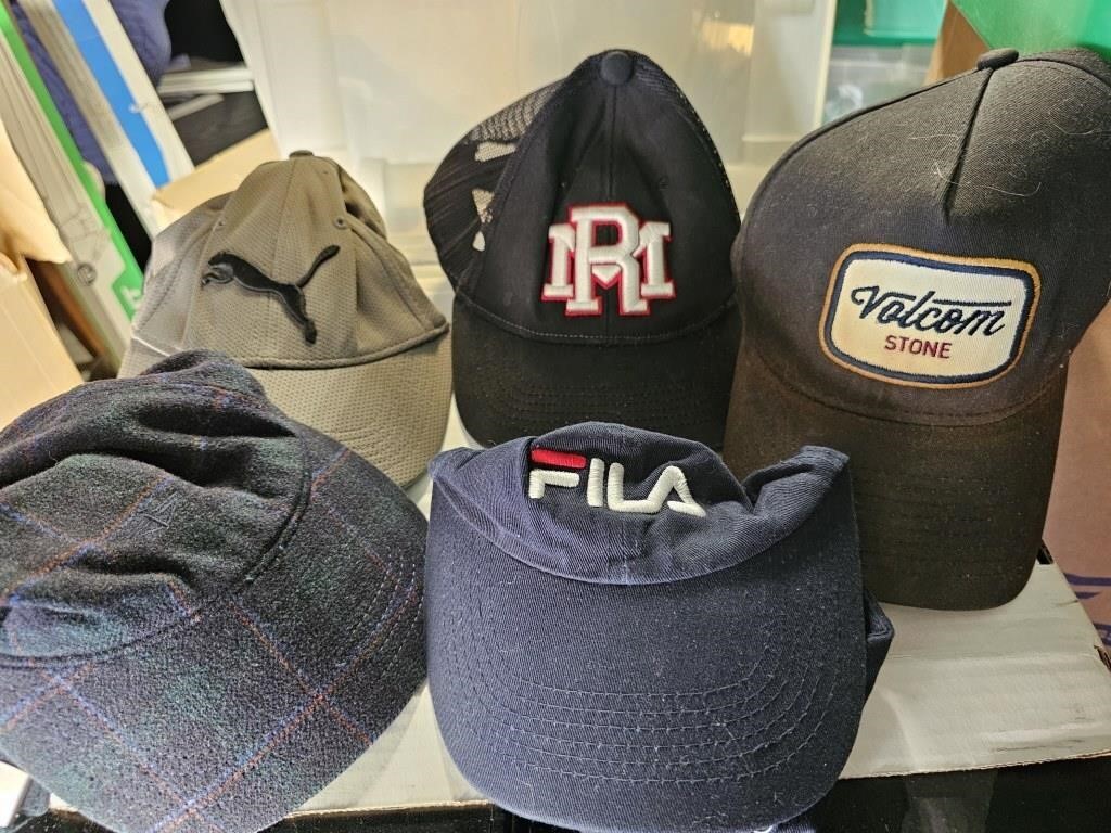 Group of baseball caps