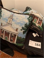 Metamora Courthouse Pillow (Lot of3)