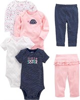 Simple Joys by Carter's Baby Girls 6-Piece Bodysui