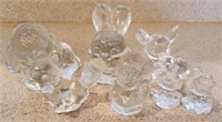 7 Goebel Glass Figurines