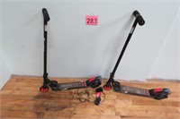 Pair Of Eletric Razor Scooters w/ Batt & Chargers