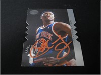 1995-96 UD SP PATRICK EWING AUTOGRAPH COA