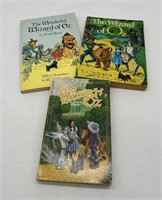 1956-1996 Paperback Wizard of Oz Books (3)