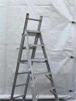 6ft Alum. Extension/Step Ladder