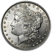 1890 Morgan Dollar Bu